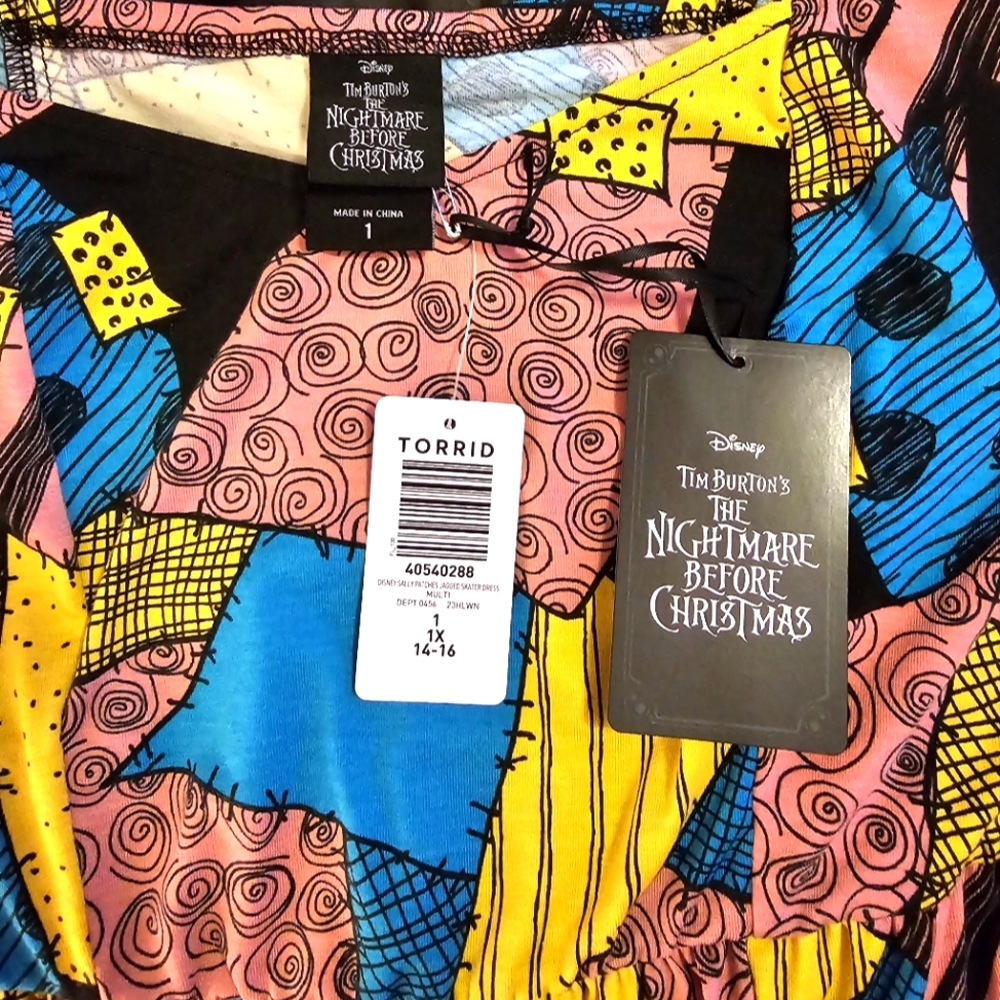 Torrid Nightmare Before Christmas SALLY Dress